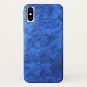 Royal Blue Textured Velvet Look Case-Mate iPhone Hülle