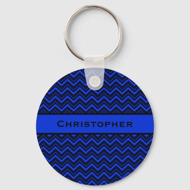 Royal Blue und Black Schlüsselanhänger (Vorderseite)