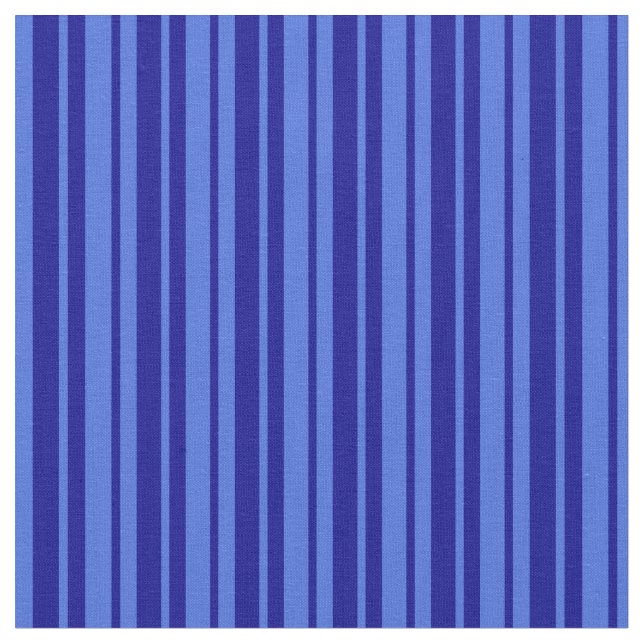 Royal Blue und Dark Blue Striping Muster Stoff (Nahaufnahme)