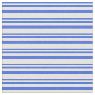 Royal Blue & White Colours Stoff