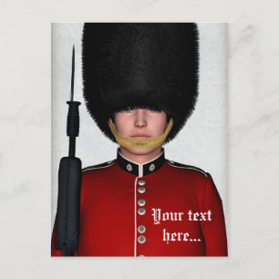 Royal British Guardsman, London, Großbritannien Postkarte