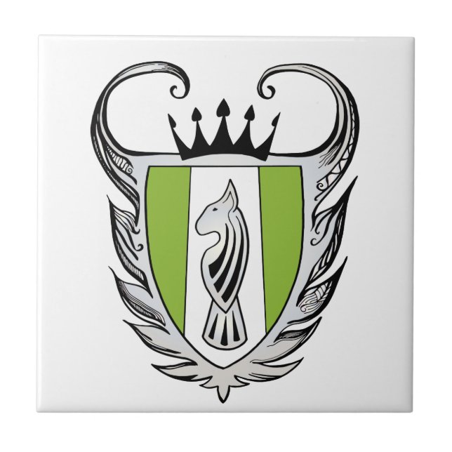 Royal Bull Terrier Fliese (Vorderseite)