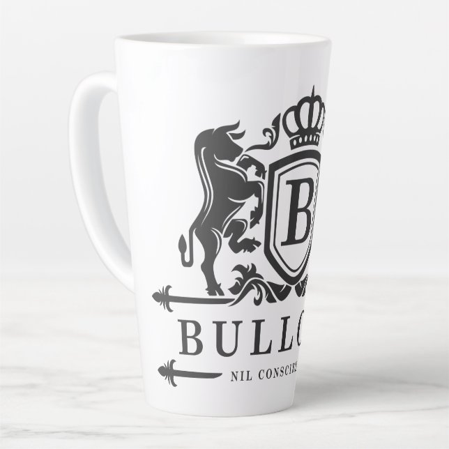 Royal Bullock Family Latte Tasse (Linke Ecke)
