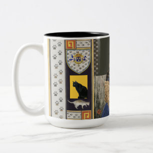 Royal Cat Princess Mug à café à deux tons