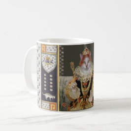 Royal Cat Rules Tasse White Inside— Queen