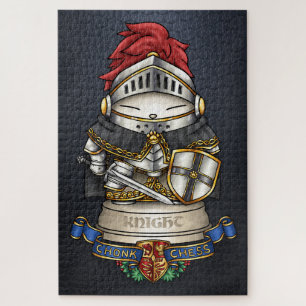 Royal Cat Schach Knight Piece