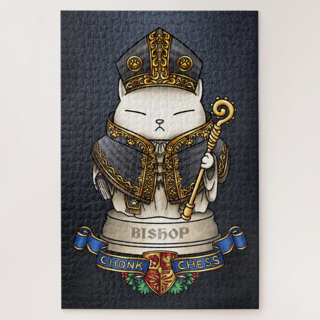 Royal Cat Schess Bishop Piece (Vertikal)