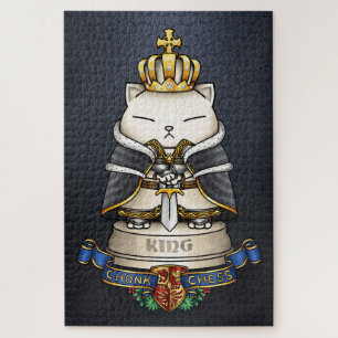 Royal Cat Schess King Piece
