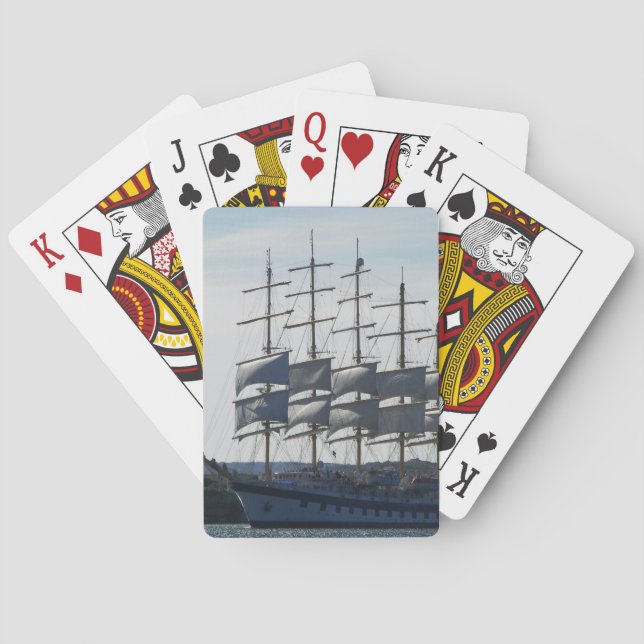 Royal Clipper Under Sail Bicycle Playing Cards Spielkarten (Rückseite)