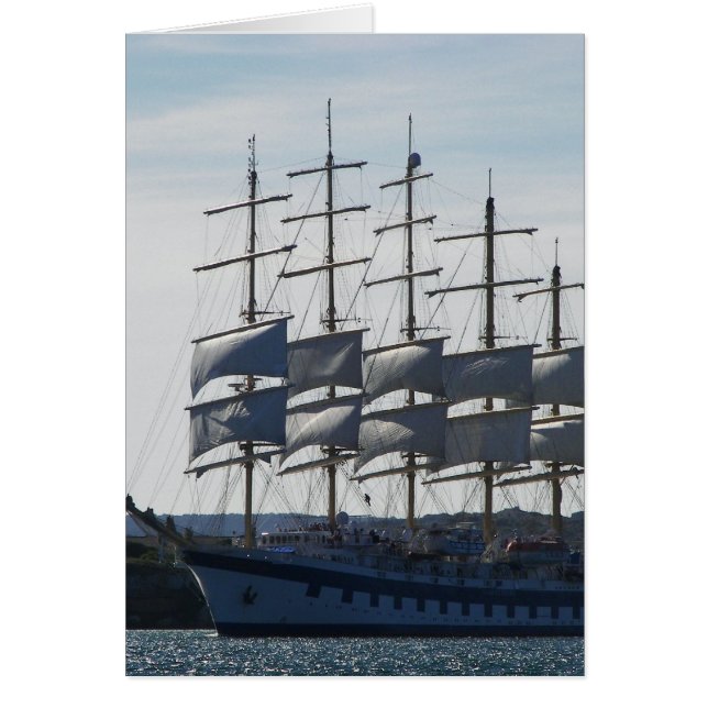 Royal Clipper unter dem Segel (Vorne)