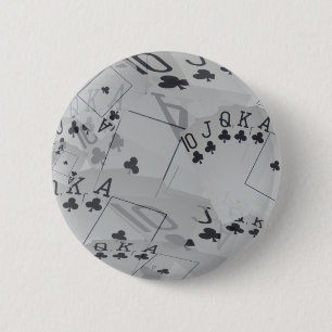 Royal Club Flush Poker Cards Muster Button