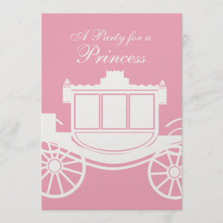 Royal Coach/Birthday Party Einladung