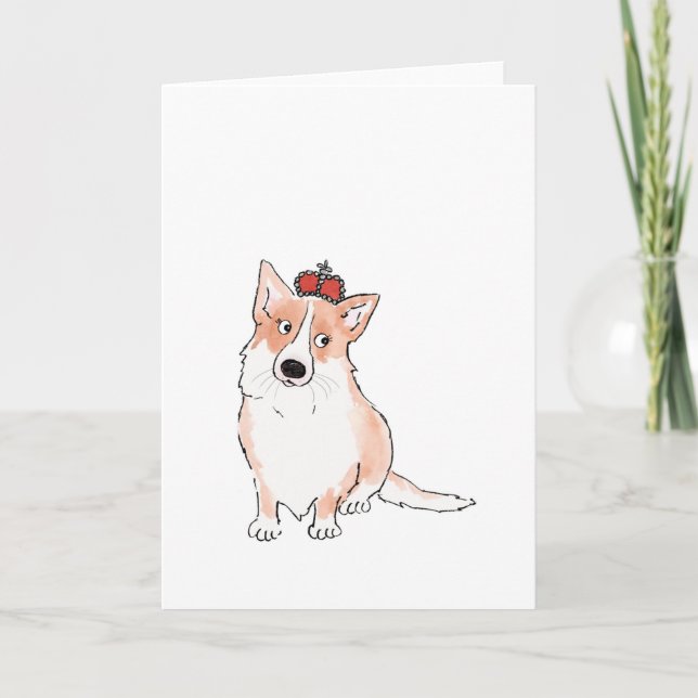 Royal Corgi Card Karte (Vorderseite)