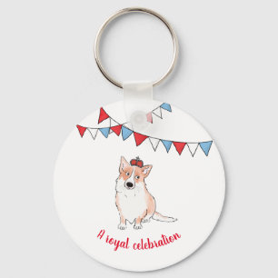 Royal corgi key ring schlüsselanhänger