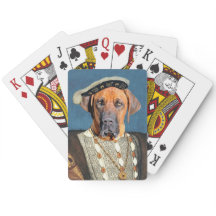 Royal Costume Brasilianische Mastiff Playing Cards