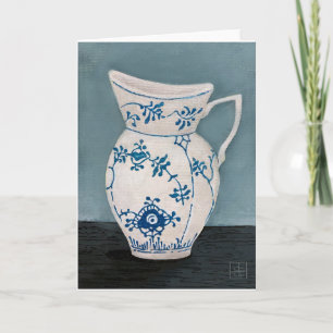 "Royal Cpoenhagen Fluted Jug" Gemälde von J. Denny Karte