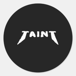 Royal Crackers Taint Runder Aufkleber