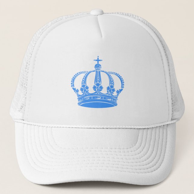 Royal Crown 02 - Baby Blue Truckerkappe (Vorderseite)