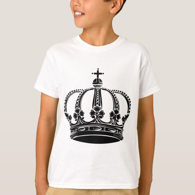 Royal Crown 02 - Black T-Shirt (Vorderseite)