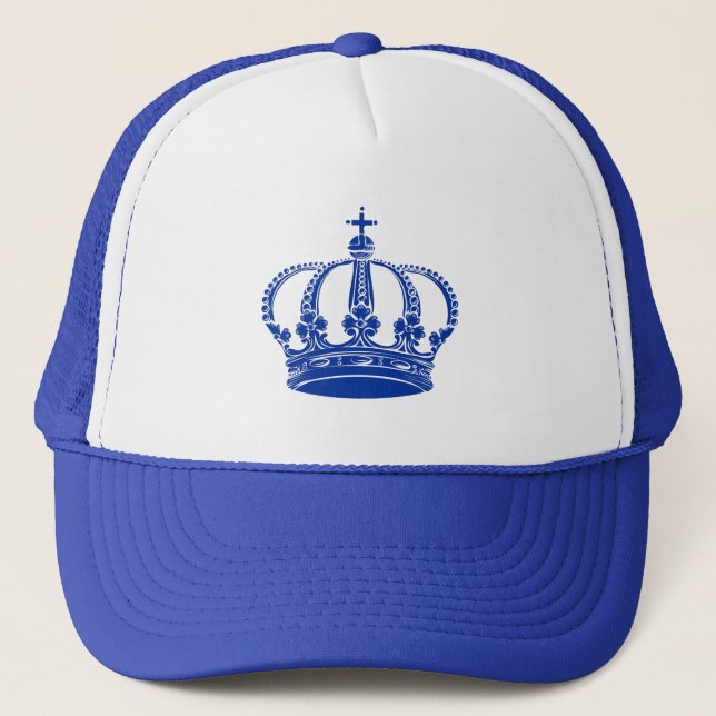 Royal Crown 02 - Navy Blue Truckerkappe (Vorderseite)