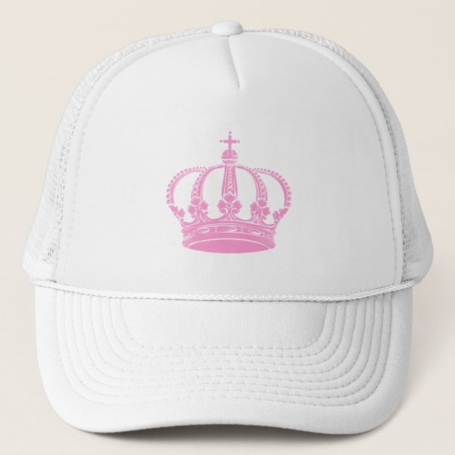 Royal Crown 02 - Pink Truckerkappe (Vorderseite)