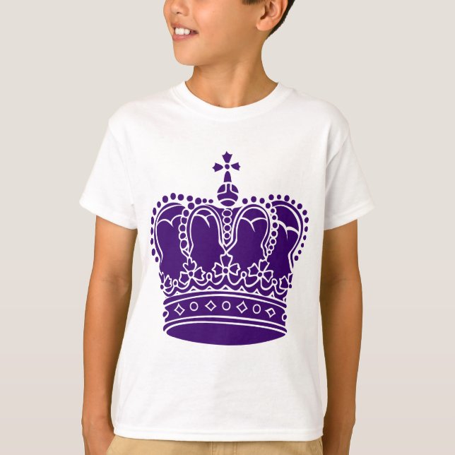 Royal Crown - Deep Lila T-Shirt (Vorderseite)