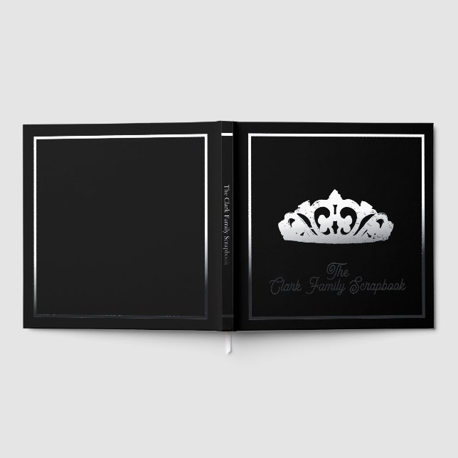 Royal Crown Foil Scrapbook Gästebuch (Voll)