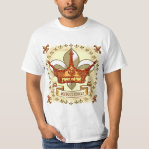 Royal Crown King Vater Zollbezug T - Shirt