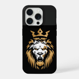 Royal Crown Lion iPhone 15 Pro Max Case Hülle
