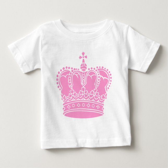 Royal Crown - Pink Baby T-shirt (Vorderseite)