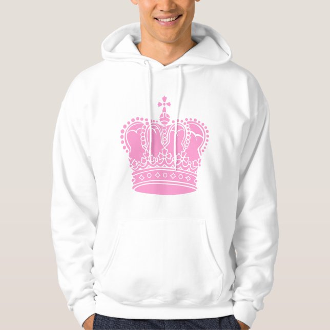 Royal Crown - Pink Hoodie (Vorderseite)