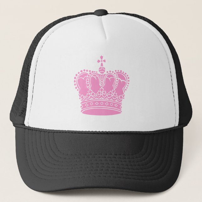 Royal Crown - Pink Truckerkappe (Vorderseite)