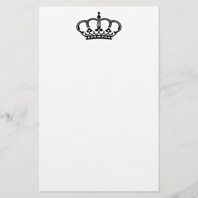 Royal Crown Prince King Briefpapier (Vorderseite)