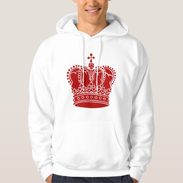 Royal Crown - Ruby Red Hoodie (Vorderseite)