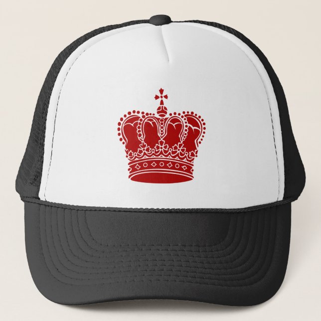 Royal Crown - Ruby Red Truckerkappe (Vorderseite)