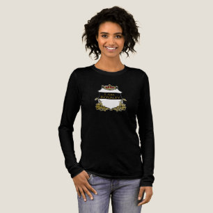 Royal Crown Shield Gold Empowerment Design Tri-Blend Shirt