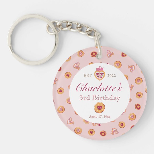 Royal Crown Tea Party Motif rose Anniversaire Phot (Devant)