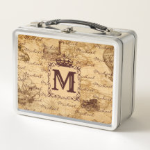 Royal Crown Vintag Name Pattern Beige