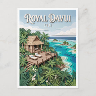 Royal Davui Island Resort Pacific Harbour Fidschi Postkarte