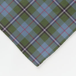 Royal Deeside Scotland District Tartan Fleecedecke