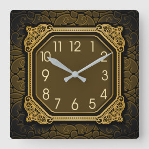 Royal Deko Quadratische Wanduhr
