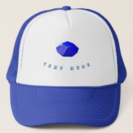 Royal Diamond Image Custom Text Here Classic Super Truckerkappe
