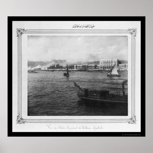 Royal Dolmabahce Palace Istanbul 1885 Poster (Vorne)