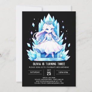 Royal Dreamy Princess Birthday Einladung