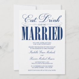 Royal Eat, Drinks & Be Verheiratet | Einladung zur