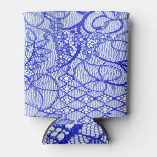 Royal Elegance: Blue Couture Lace Dosenkühler