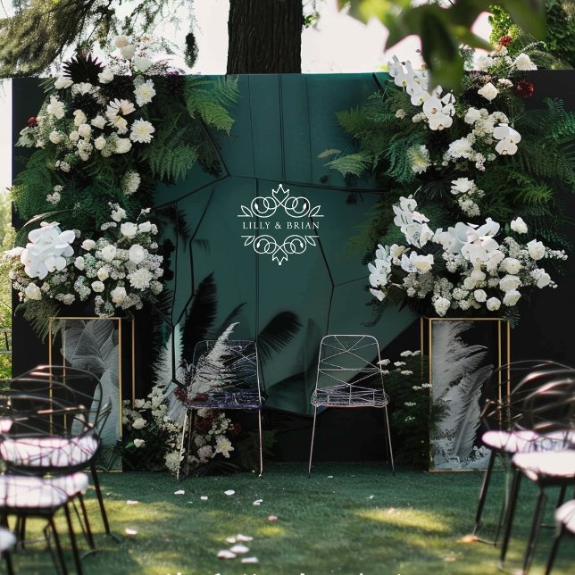 Royal, Elegant, Hochzeit Fensteraufkleber (Von Creator hochgeladen)