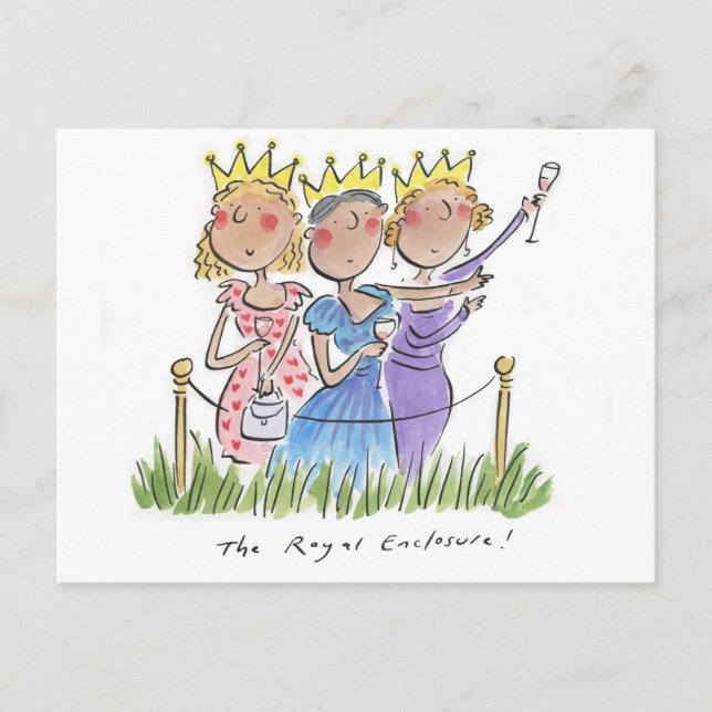 Royal Enclosure Postkarte (Vorderseite)
