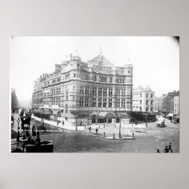 Royal English Opera House, 1891 Poster (Vorne)