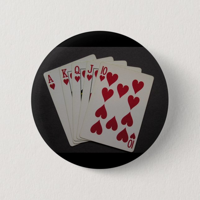 Royal Flush Button (Vorderseite)